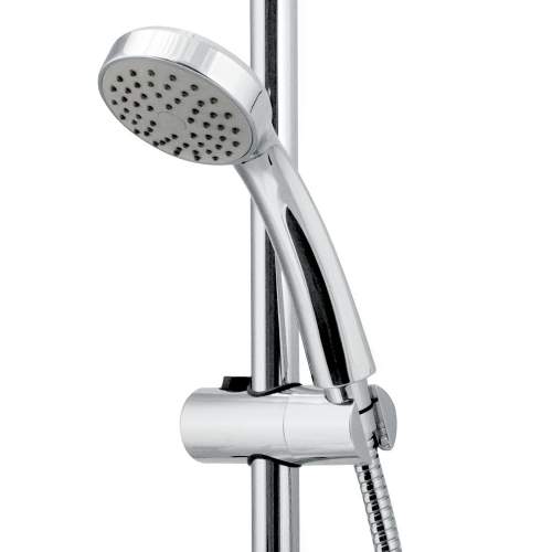 Bluci Timea Chrome Riser, Handset and Hose Set