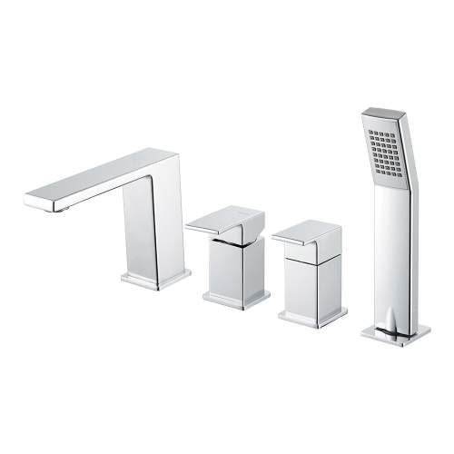 Bluci Lys Chrome Wall Mounted Bath Shower Mixer