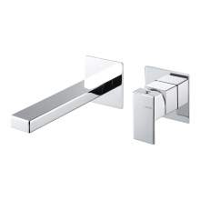 Bluci Lys Chrome Wall Mounted Basin Mixer
