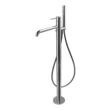 Bluci Maira Chrome Floor Standing Bath Filler