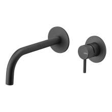 Bluci Maira Matt Black Wall Mounted Basin Mixer
