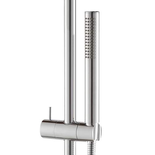 Bluci Maira Chrome ABS Riser Rail with Hose and Handset