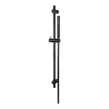 Bluci Maira Black ABS Riser Rail with Hose and Handset