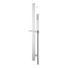 Bluci Lys Chrome Riser Rail with Hose and Handset