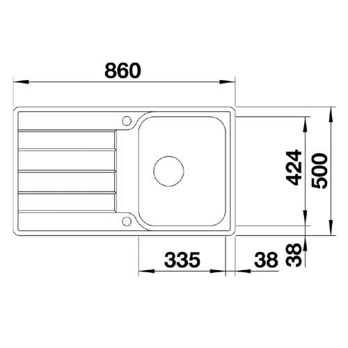 Blanco Classimo 45 S-IF Compact Kitchen Sink