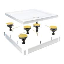 Bluci Easy Plumb Shower Tray Riser Kit - 1200mm Panel & Leg Pack