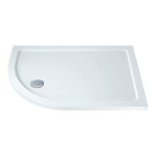 Bluci Low Profile 1000mm Wide Offset Quadrant Slimline Shower Tray