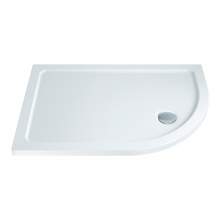 Bluci Low Profile 1000mm Wide Offset Quadrant Slimline Shower Tray