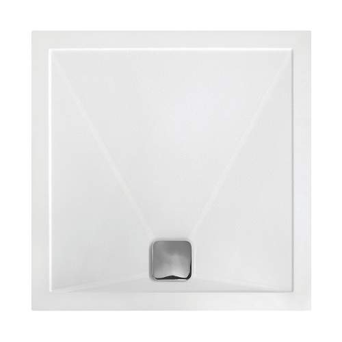 Bluci Anti Slip Ultra Slim 800mm Square Shower Tray
