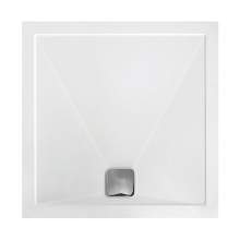 Bluci Anti Slip Ultra Slim 800mm Square Shower Tray