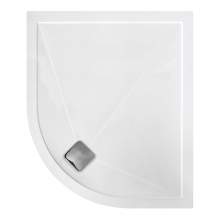 Bluci Anti Slip Ultra Slim 1200mm Offset Quadrant Shower Tray