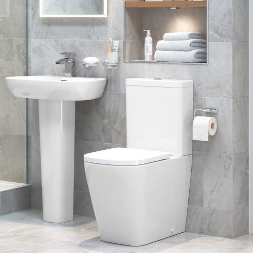 Bluci Tilia Rimless Closed Coupled WC with Soft Close Seat