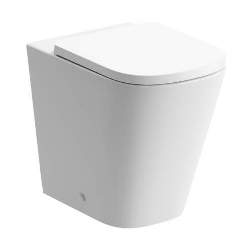 Bluci Tilia Rimless Back to Wall WC with Soft Close Seat