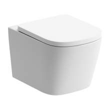 Bluci Tilia Rimless Wall Hung WC with Soft Close Seat