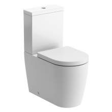 Bluci Cilantro Fully Shrouded Rimless Closed Coupled WC with Soft Close Seat