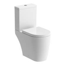Bluci Cilantro Open Back Rimless Closed Coupled WC with Soft Close Seat