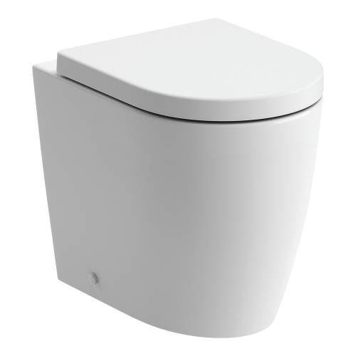 Bluci Cilantro Rimless Back to Wall WC with Soft Close Seat