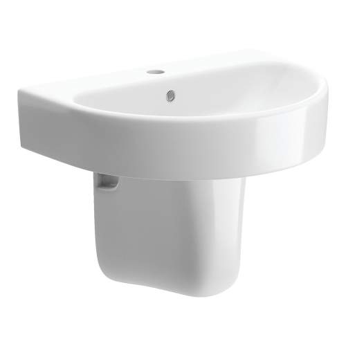 Bluci Cilantro Basin & Semi Pedestal