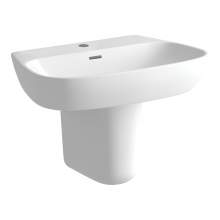 Bluci Amyris Basin with Semi Pedestal