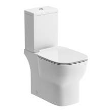 Bluci Senna Open Back Close Coupled WC with Soft Close Seat