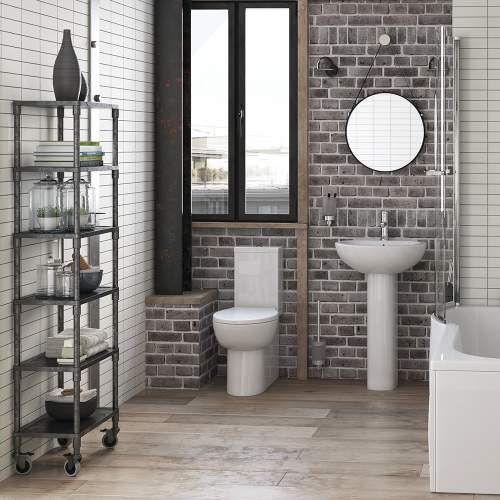 Bluci Mimosa Fully Shrouded Close Coupled WC with Soft Close Seat
