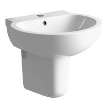 Bluci Mimosa Basin with Semi Pedestal