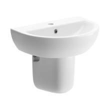 Bluci Tuscany Basin with Semi Pedestal
