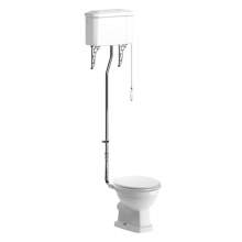 Bluci Sherbourne High Level WC with Soft Close Seat