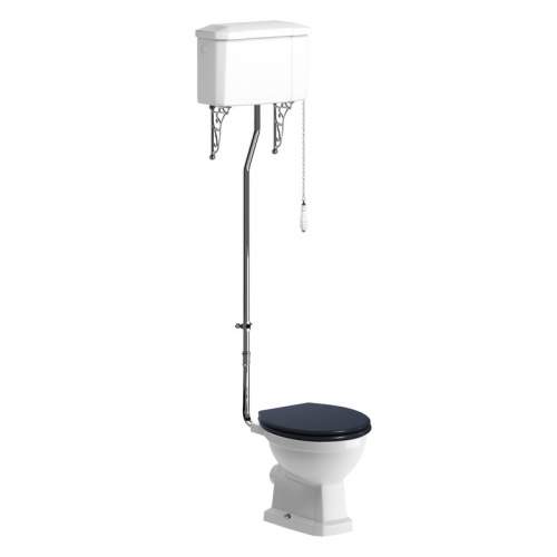 Bluci Sherbourne High Level WC with Soft Close Seat