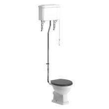 Bluci Sherbourne High Level WC with Soft Close Seat