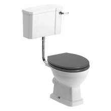 Bluci Sherbourne Low Level WC with Soft Close Seat
