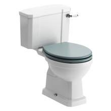 Bluci Sherbourne Open Back Close Coupled WC with Soft Close Seat