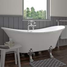 Bluci Fareham Freestanding Double Ended Bath