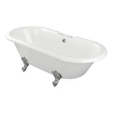 Bluci Pescaro Freestanding Double Ended White Bath