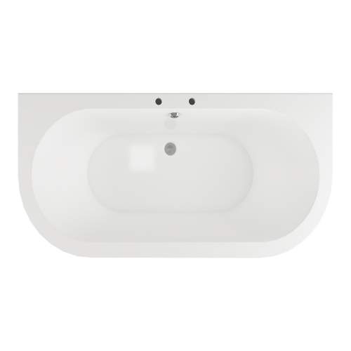 Bluci Finchley Freestanding Double Ended Back to Wall Bath
