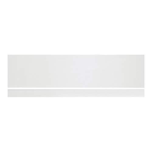 Bluci White Deluxe Plain Bath Front Panel