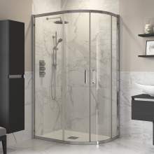 Bluci 2000mm High Door Offset Quadrant Shower Enclosure