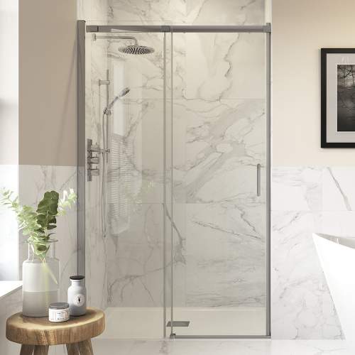 Bluci Semi Framed Shower Enclosure Sliding Door
