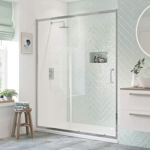 Bluci Flex Framed Shower Enclosure Sliding Door