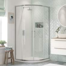 Bluci Flex Framed 2 Door Quadrant Shower Enclosure