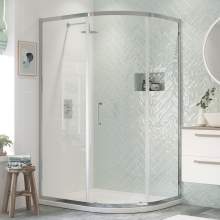 Bluci Flex Framed 1 Door Offset Quadrant Shower Enclosure