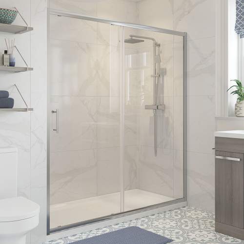 Bluci Classic Framed Shower Enclosure Sliding Door