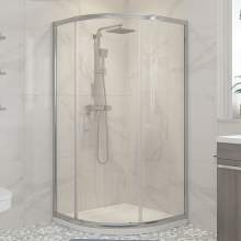 Bluci Classic Framed 1 Door Quadrant Shower Enclosure