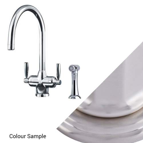 Perrin & Rowe 1535 MIMAS Filtration Mixer Kitchen Tap with Rinse