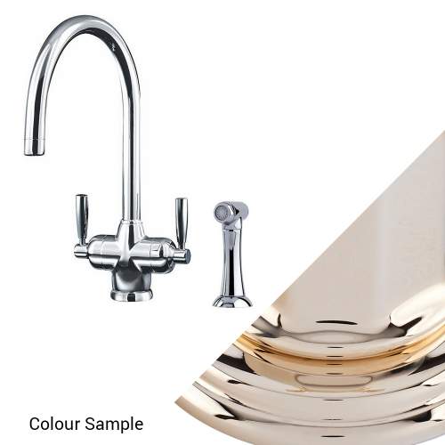 Perrin & Rowe 1535 MIMAS Filtration Mixer Kitchen Tap with Rinse