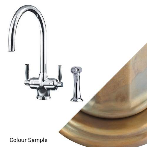 Perrin & Rowe 1535 MIMAS Filtration Mixer Kitchen Tap with Rinse