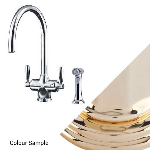 Perrin & Rowe 1535 MIMAS Filtration Mixer Kitchen Tap with Rinse