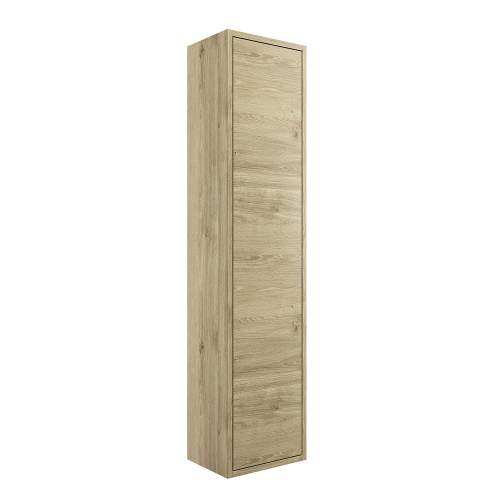 Bluci Perla Single Door Wall Hung Tall Bathroom Unit