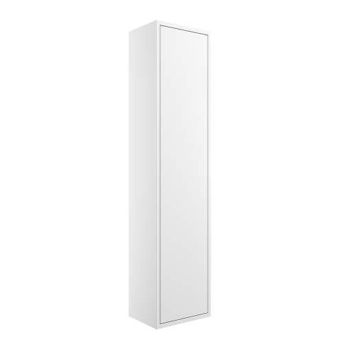 Bluci Perla Single Door Wall Hung Tall Bathroom Unit