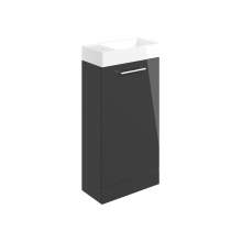 Bluci Volta 410mm Floor Standing 1 Door Bathroom Basin Unit